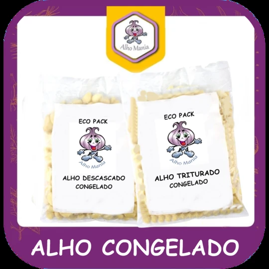 Alho congelado — foto do cardápio Alho Mania