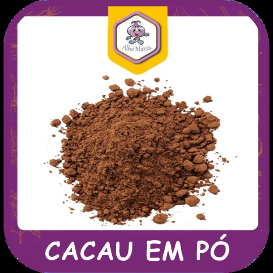 Cacau em pó — foto do cardápio Alho Mania