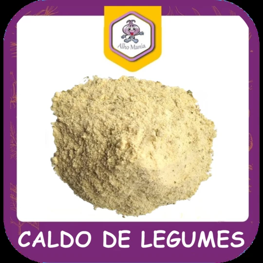 Caldo de legumes — foto do cardápio Alho Mania
