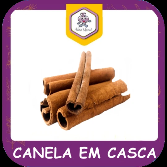 Canela em casca — foto do cardápio Alho Mania