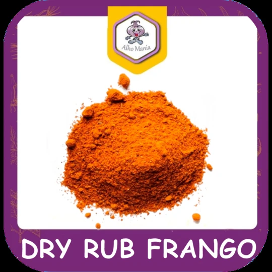 Dry rub frango — foto do cardápio Alho Mania