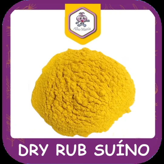 Dry rub suíno — foto do cardápio Alho Mania