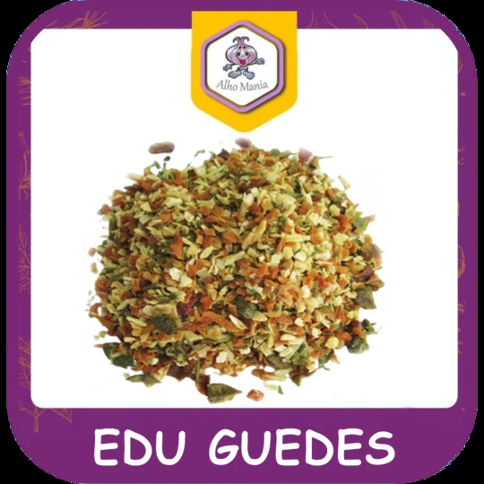 Edu guedes — foto do cardápio Alho Mania