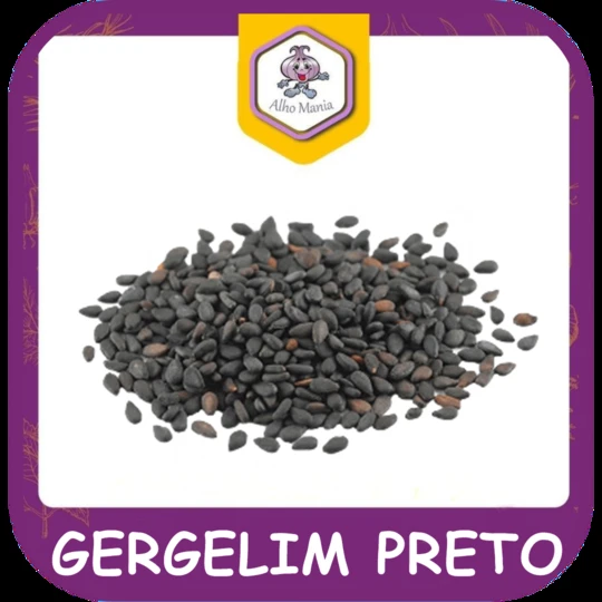 Gergelim preto — foto do cardápio Alho Mania