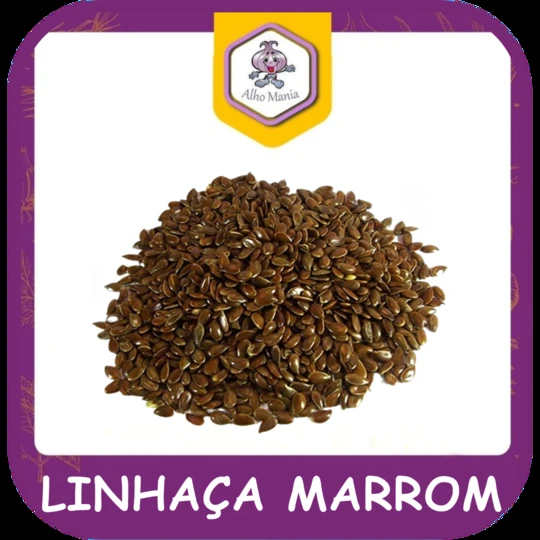 Linhaça marrom — foto do cardápio Alho Mania