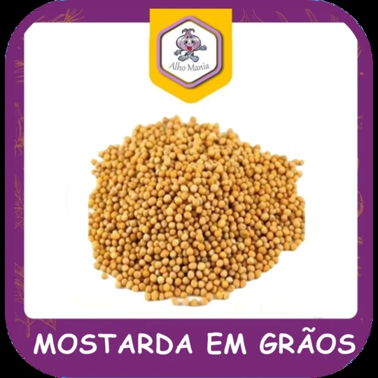 Mostarda em grãos — foto do cardápio Alho Mania