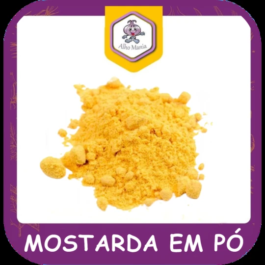 Mostarda em pó — foto do cardápio Alho Mania