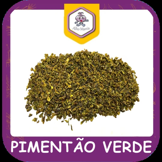 Pimentão verde — foto do cardápio Alho Mania