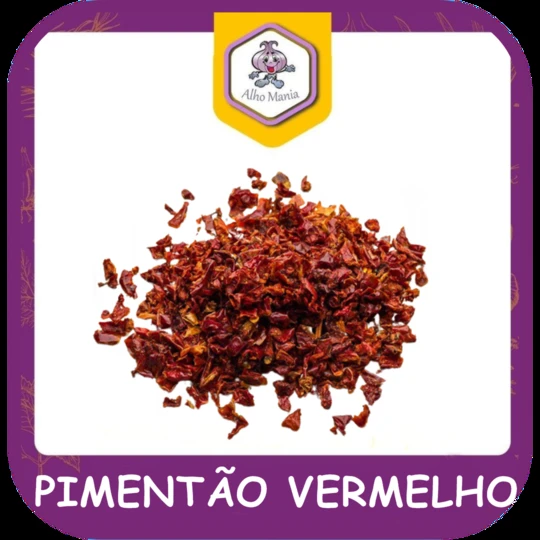Pimentão vermelho — foto do cardápio Alho Mania