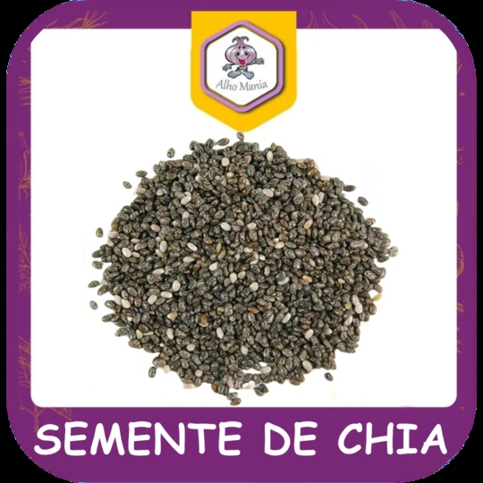Semente de chia — foto do cardápio Alho Mania