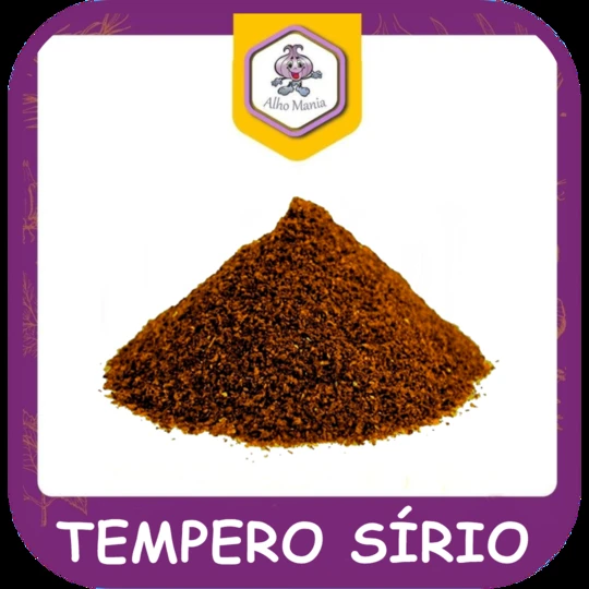 Tempero sírio — foto do cardápio Alho Mania