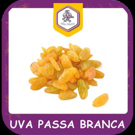 Uva passa branca — foto do cardápio Alho Mania