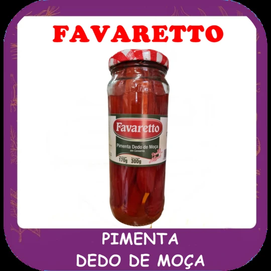 Pimenta dedo de moça — foto do cardápio Alho Mania