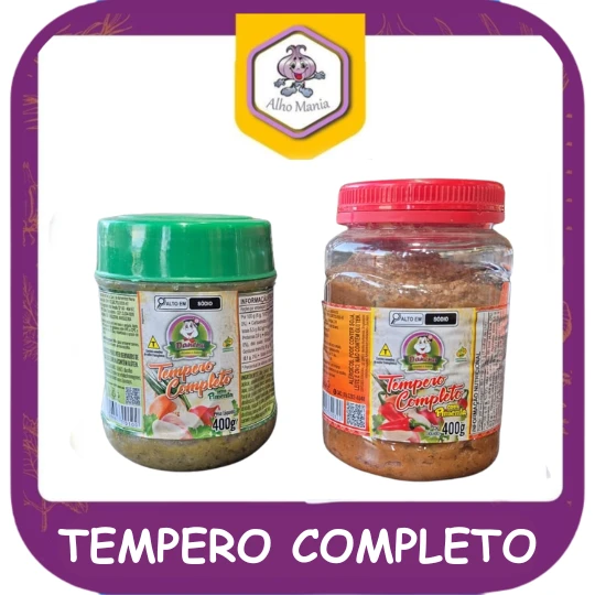 Tempero completo — foto do cardápio Alho Mania