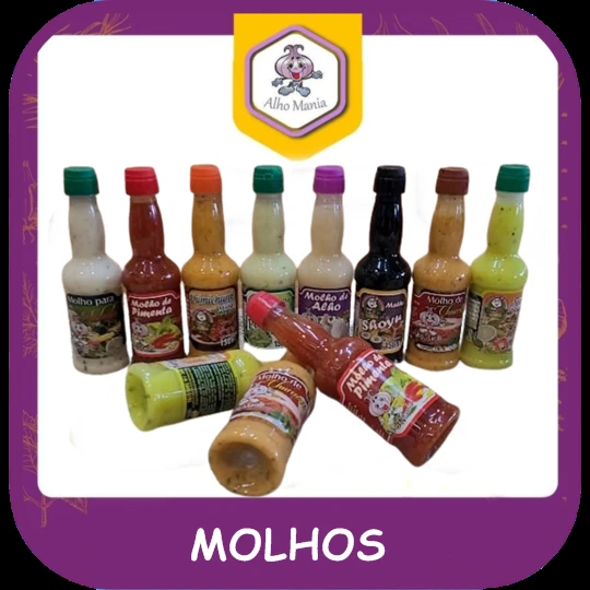 Molhos — foto do cardápio Alho Mania
