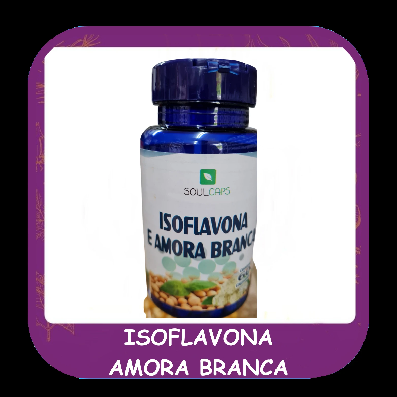 Isoflavona amora branca — foto do cardápio Alho Mania