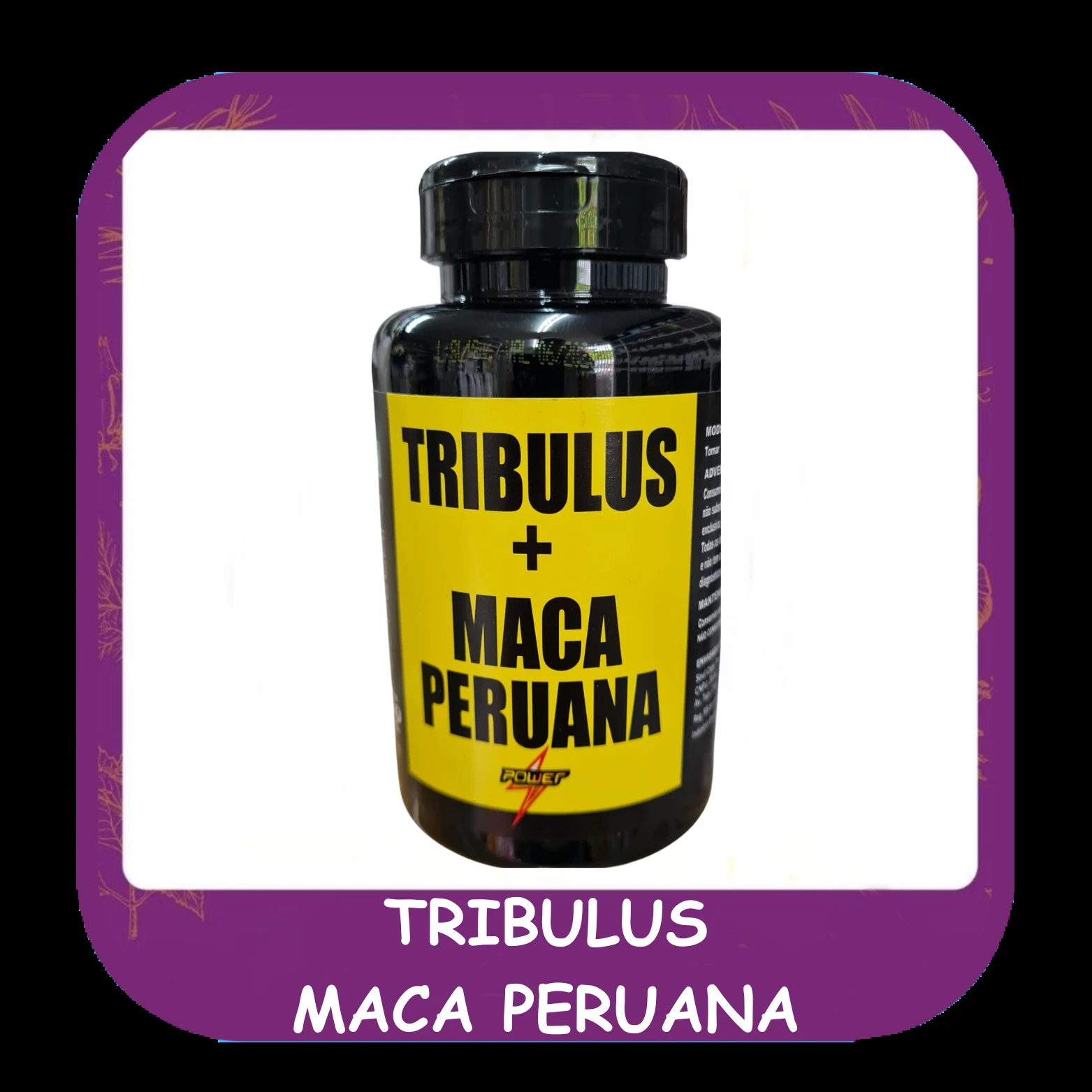 Tribulus, maca peruana — foto do cardápio Alho Mania