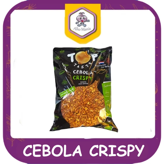 Cebola crispy — foto do cardápio Alho Mania